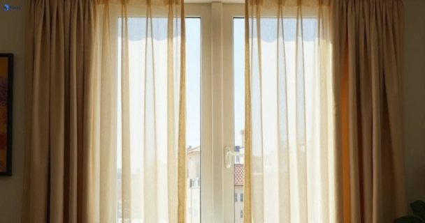 Dull dusty drapes in gilead-nsw before professional cleaning
